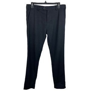 Jack & Jones | Laswell Charcoal Wool Blend Career Pants